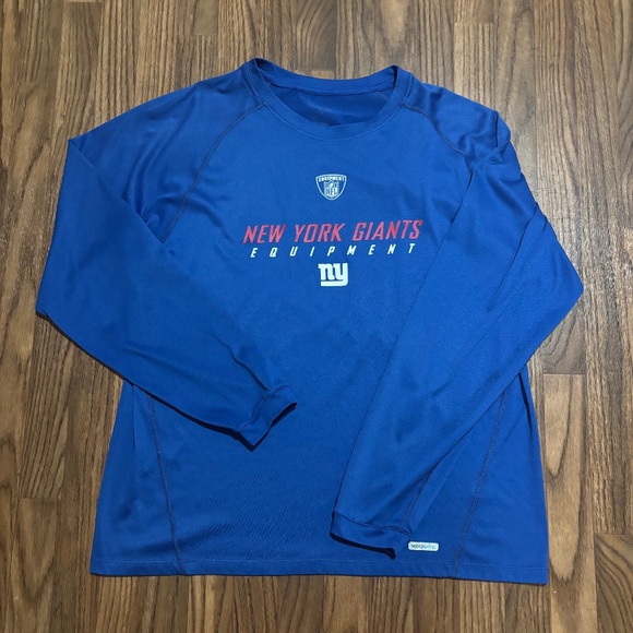 Reebok Speedwick * NY Giants Dri Fit Long Sleeve * Size Large - Picture 1 of 10